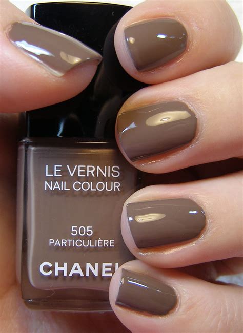 chanel nail decal|Chanel 505 particuliere nail polish.